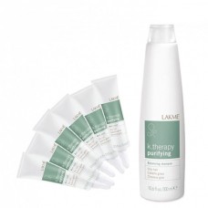 СЕТ за Масна коса: Шампон + Шок Ампули LAKME 