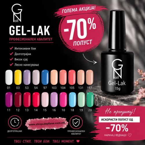 G-Nail гел лак 15г
