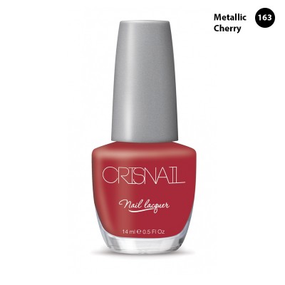 Темно Црвени лакови за нокти CRISNAIL 14мл 