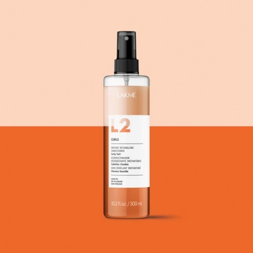 L2 – CURL Инстант кондиционер за расчешлување на виткана коса LAKME 100мл