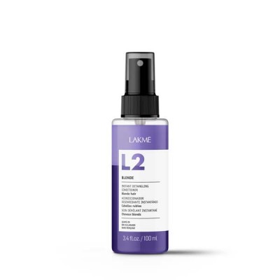 L2 – BLONDE Инстант кондиционер за расчешлување на руса коса (двофазен) LAKME 100мл