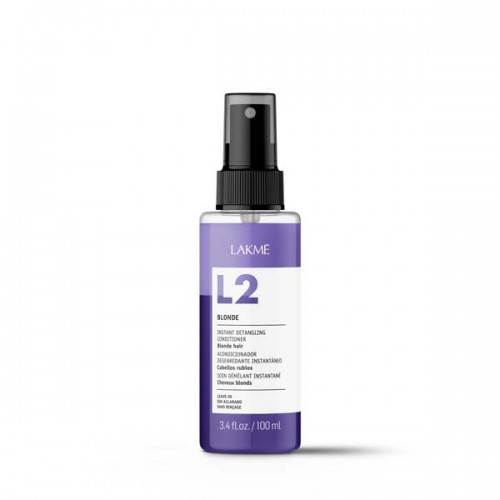 L2 – BLONDE Инстант кондиционер за расчешлување на руса коса (двофазен) LAKME 100мл