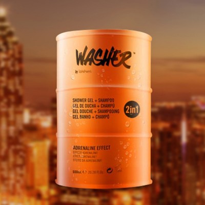 WASHER Adrenalin Effect 600мл. - гел за туширање+шампон 