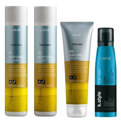 LAKME Deep Care - сет за оштетена коса