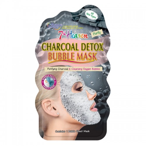 7th Heaven CHARCOAL DETOX BUBBLE  - маска со меурчиња