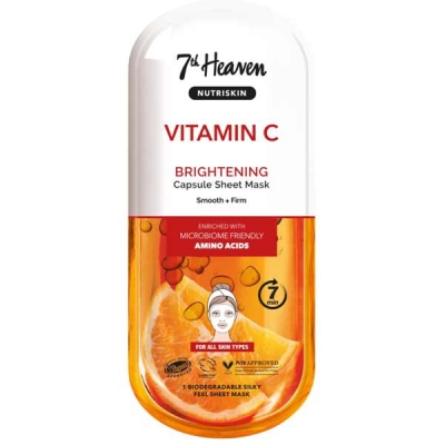 7TH HEAVEN NutriActive Vitamin C Sheet Mask- маска за сите типови на кожа