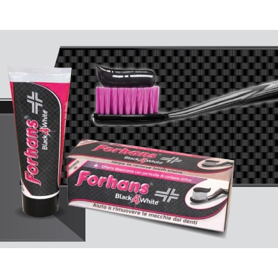 Паста за заби ЦРНА 75мл. (активен јаглен)